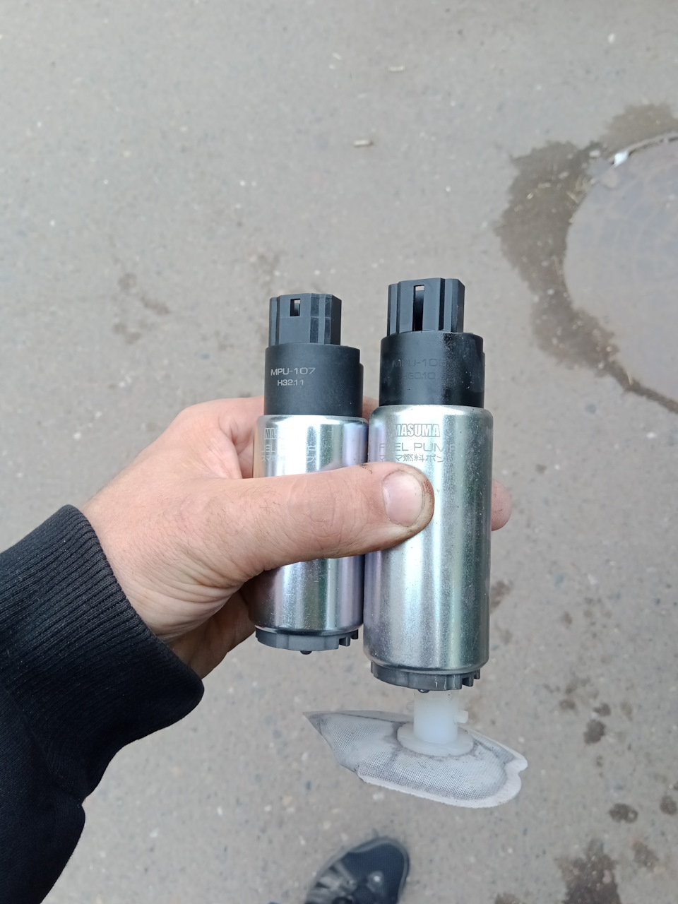 MPU107 Насос топливный Masuma 100L/h, 3kg/cm2 сетка MPU-002 MASUMA ...