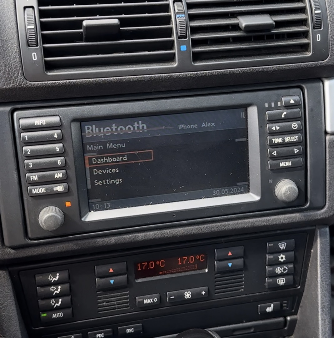 Bluetooth в штатную магнитолу и — BMW 5 series Touring (E39), 3 л, 2003 ...