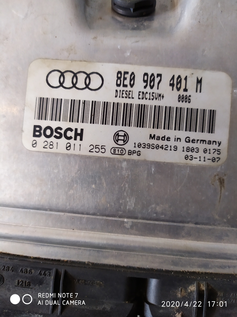 Вопрос по ЭБУ — Audi A6 (C5), 2,5 л, 2003 года | электроника | DRIVE2