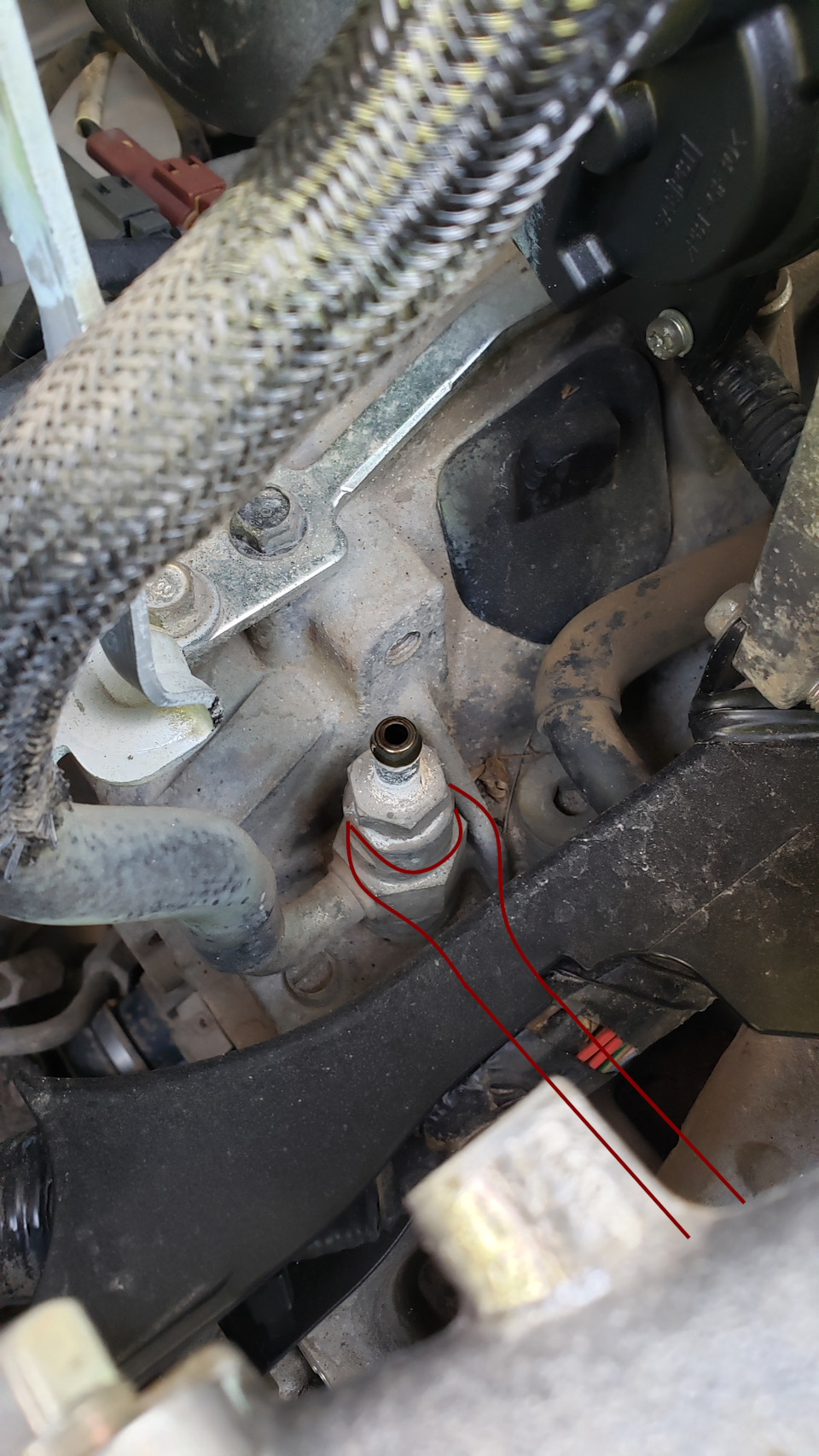 Воздухозаборник и клапан PCV — Subaru Impreza (GD/GG), 2 л, 2007 года ...