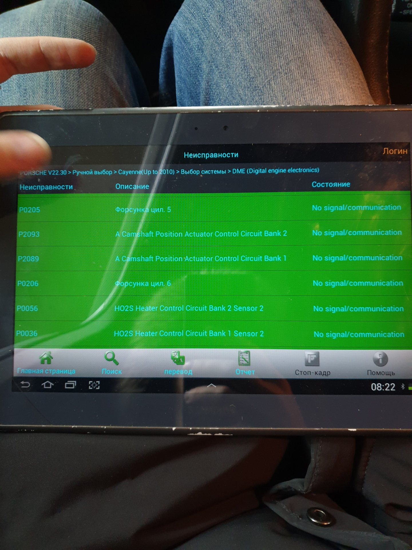 Диагностика работы акпп — Porsche Cayenne (1G) 955/957, 3 л, 2004 года ...