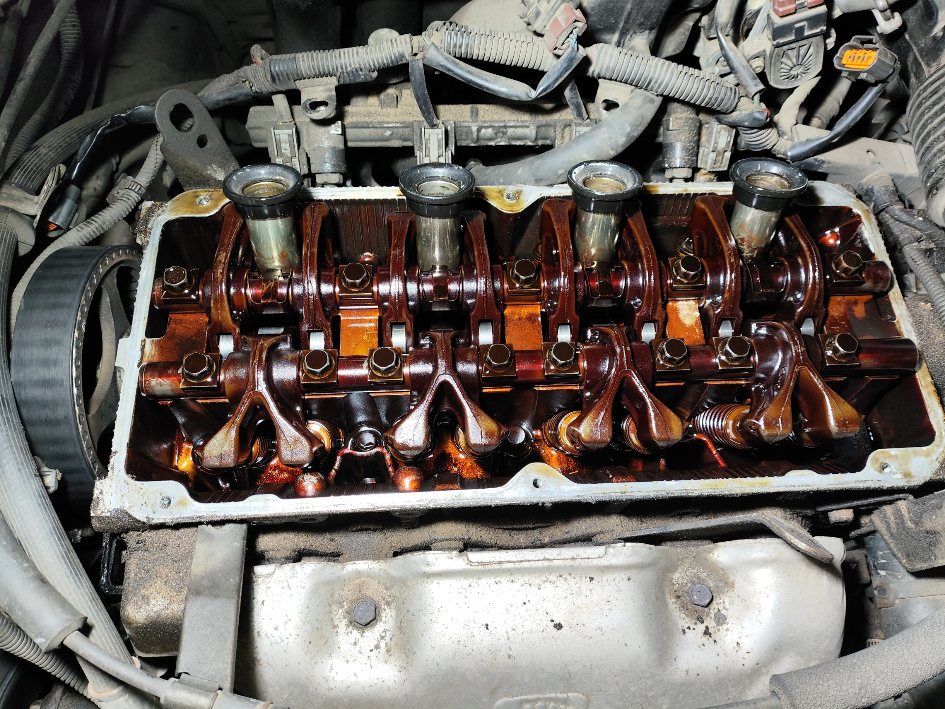 Промывка гидрокомпенсаторов — Mitsubishi Galant (8G), 2,4 л, 2002 года ...