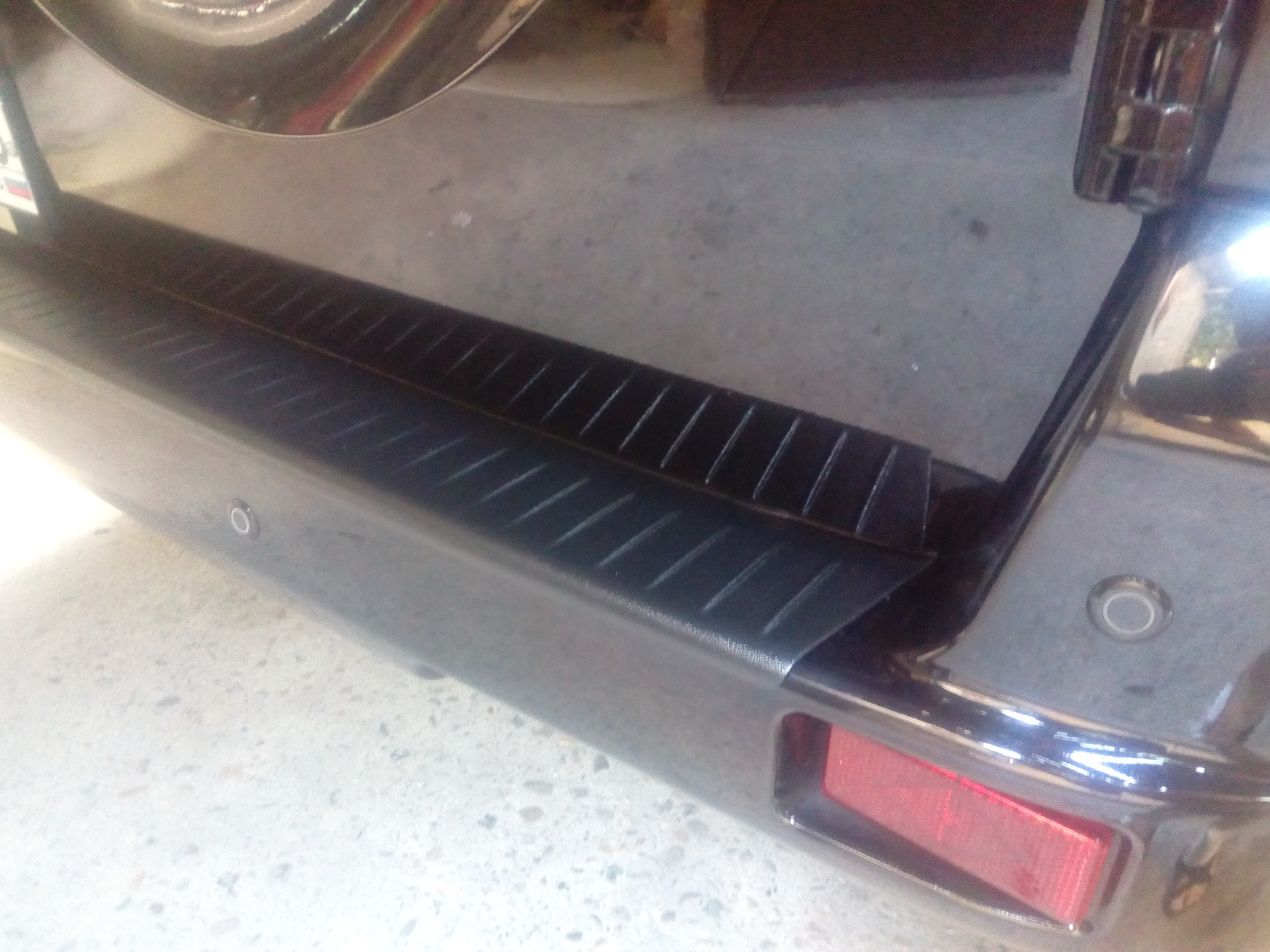 Накладка заднего бампера — УАЗ Patriot, 2,7 л, 2017 года | аксессуары ...