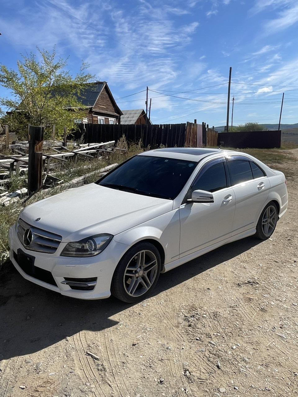 Тонировка по ГОСТу пятёркой — Mercedes-Benz C-Class (W204), 1,8 л, 2013 ...