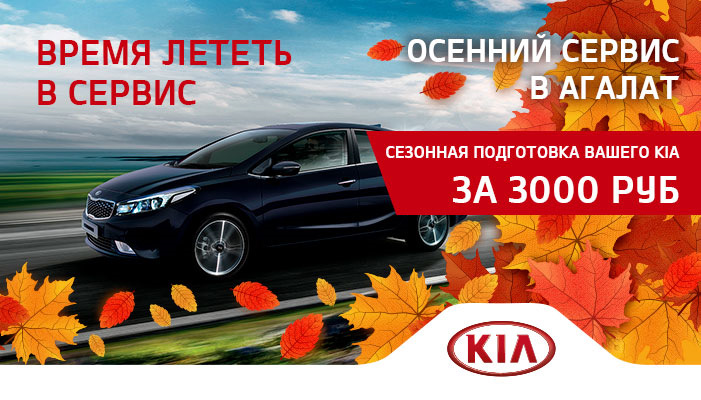 Осень – время лететь в сервис АГАЛАТ КИА — АГАЛАТ на DRIVE2