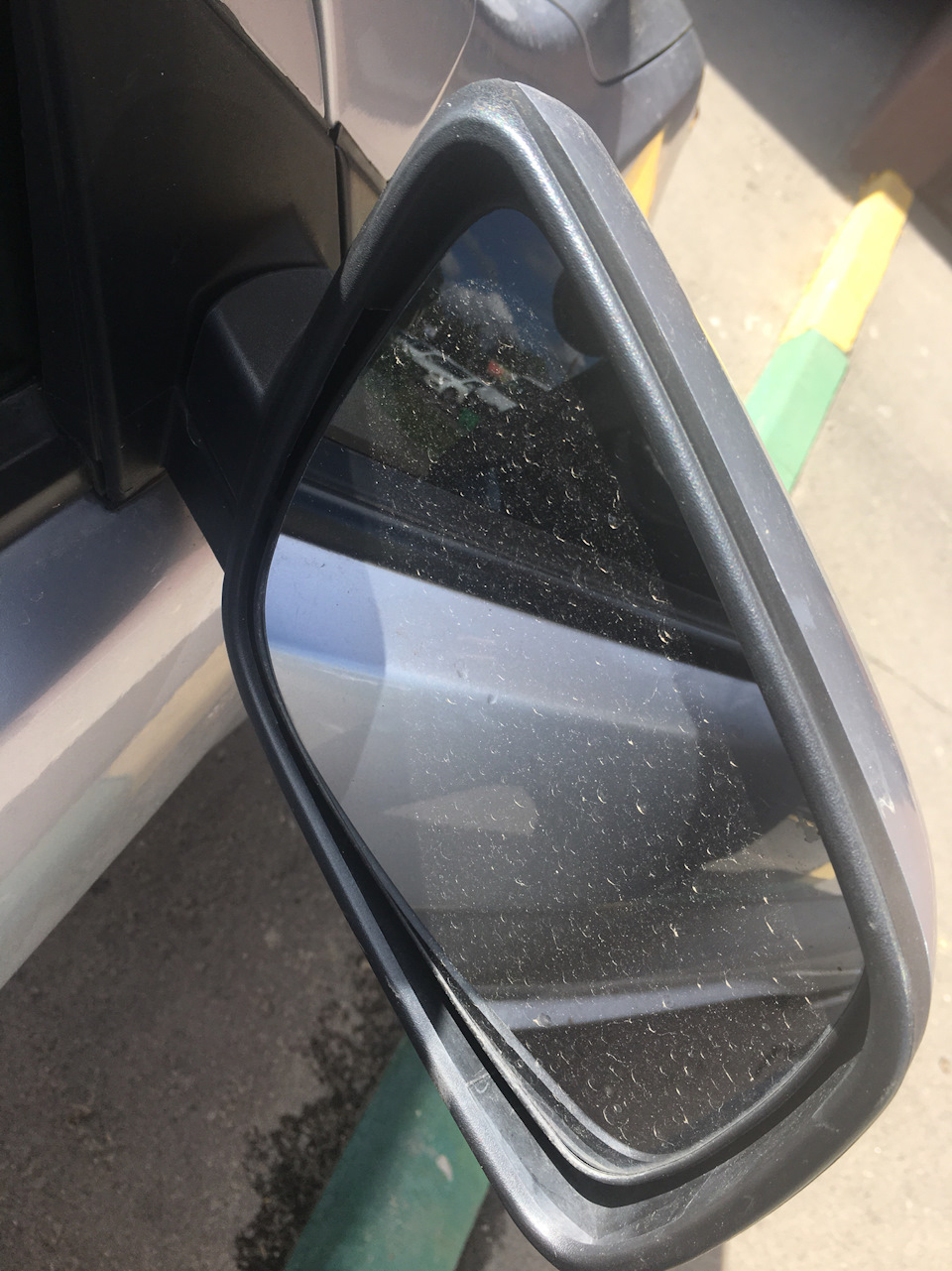 Ремонт зеркала заднего вида — Mitsubishi Lancer X, 1,8 л, 2011 года ...