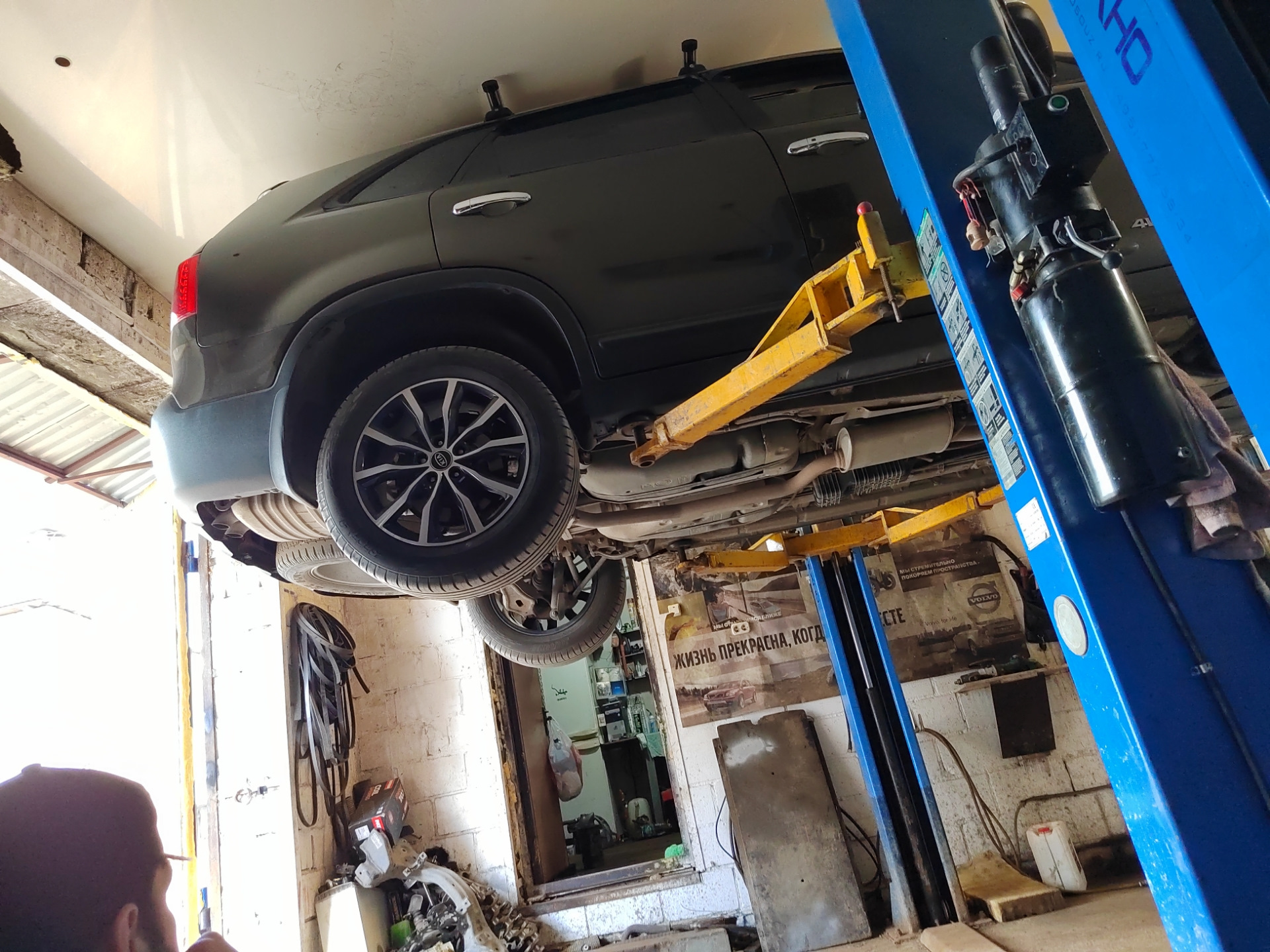 подвесной подшипник — KIA Sorento (2G), 2,4 л, 2010 года | поломка | DRIVE2