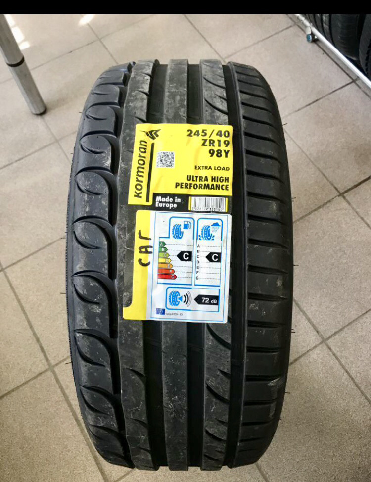 Kormoran Ultra High Performance. Kormoran UHP 245/40r19 98y.