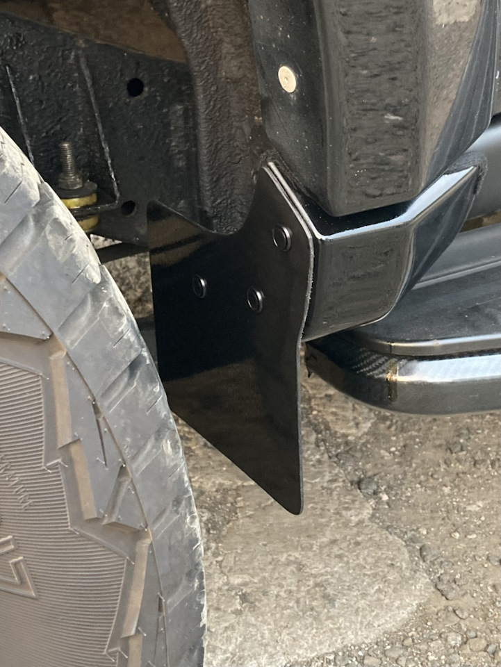 Брызговики перед задними колесами на Mitsubishi Padjero Sport 2 на ...