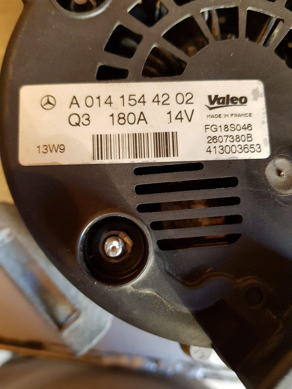 A0141544202 Генератор MERCEDES | Запчасти на DRIVE2