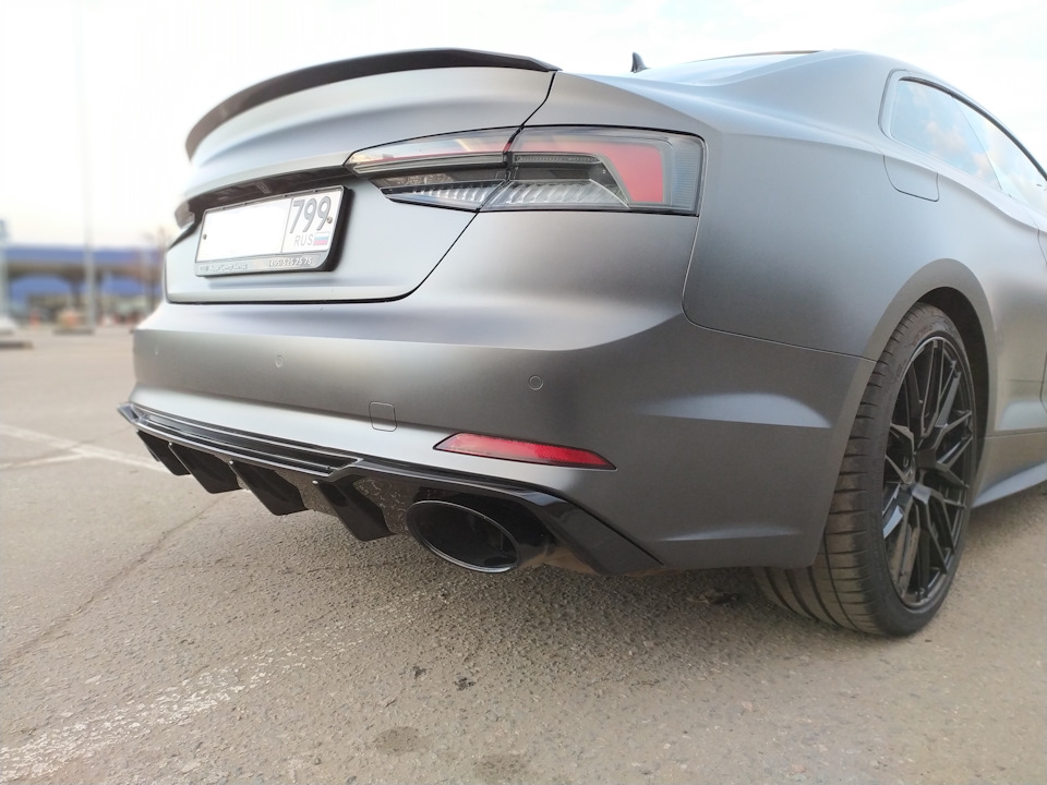 Новый диффузор и спойлер (наконец-то) — Audi A5 (2G), 2 л, 2018 года ...