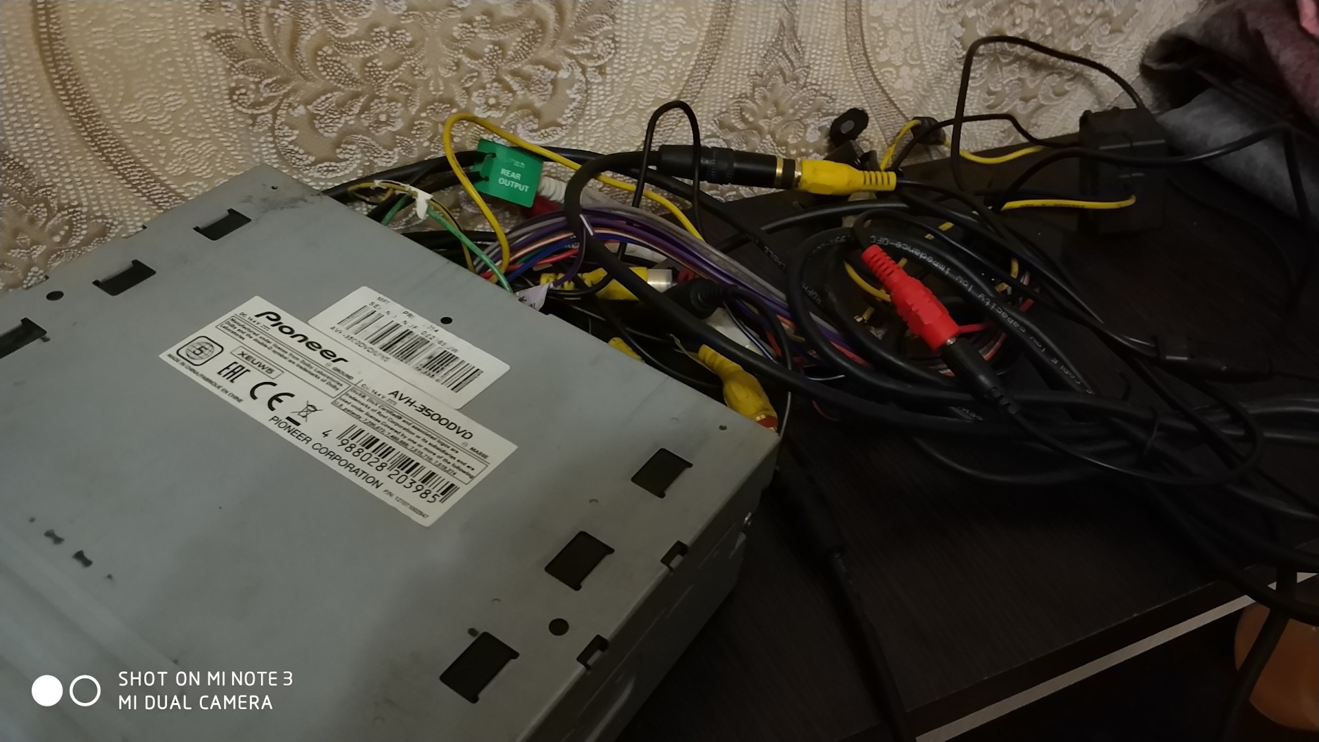 Автомагнитола pioneer avh 3500dvd инструкция