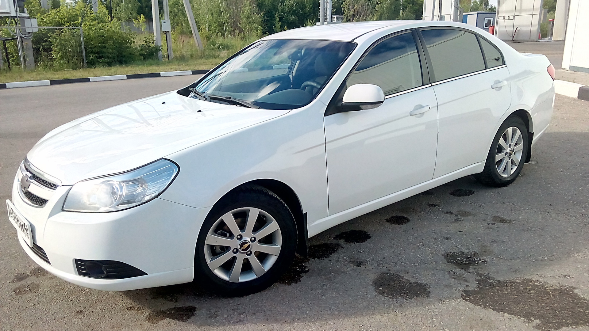 Chevrolet Epica 2012 белая