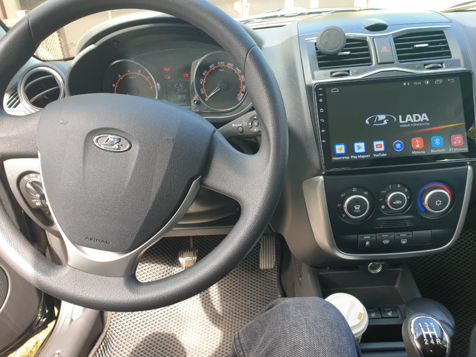 Android магнитола + USB в бардачок — Lada Гранта (2G) FL, 1,6 л, 2021 ...