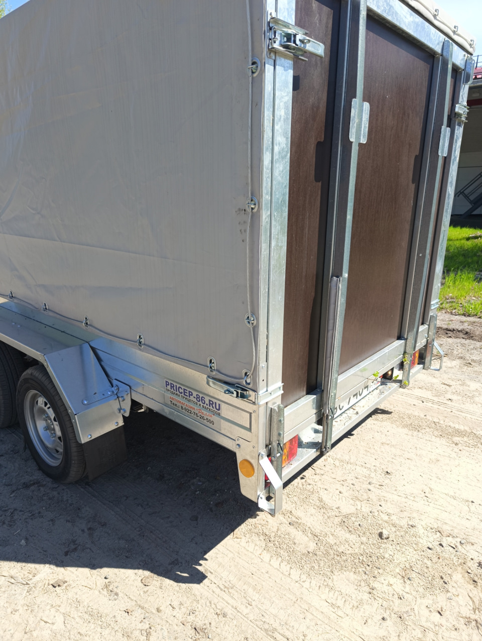 Саранский прицеп двухосный. Отзыв. — Toyota Land Cruiser Prado 150 ...