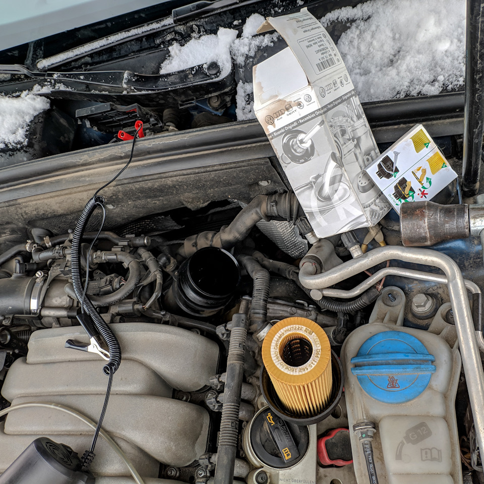 Осталось поменять фильтр — Audi A5 (1G)