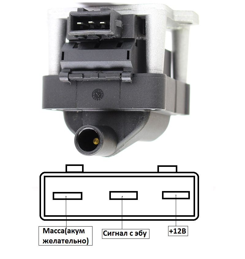разъём катушки зажигания фольцваген
