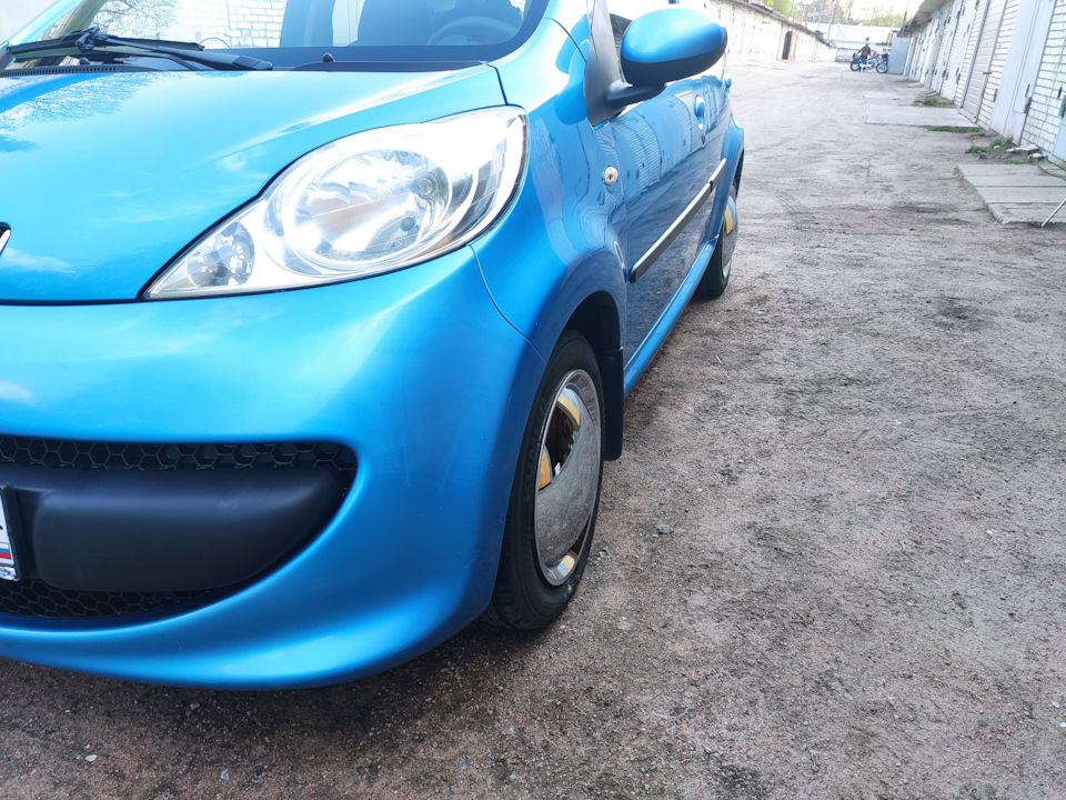 Боковое крепление бамперов. - Peugeot 107, 1 л, 2008 года кузовной ремонт DRIVE2