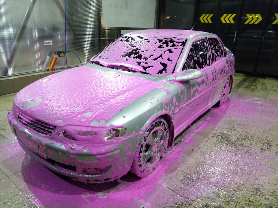 Розовая пена — Opel Vectra B, 1,8 л, 2000 года | просто так | DRIVE2