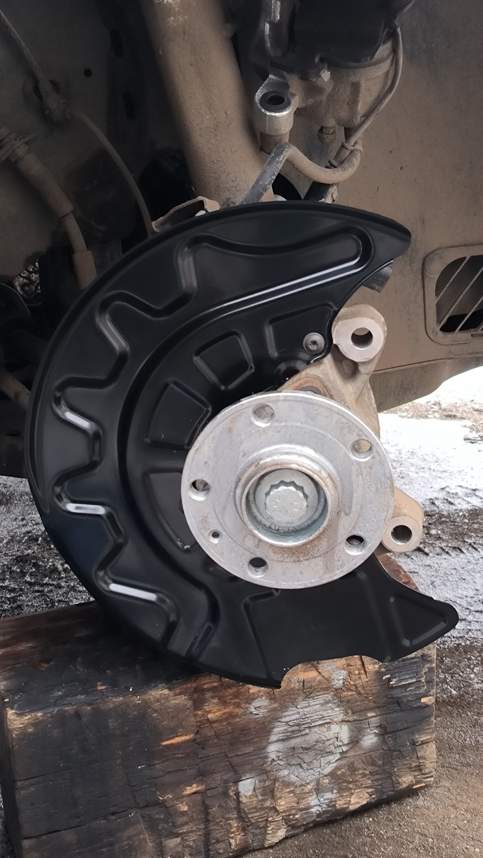 Алюминиевый щиток- цена халява, брал в емексе — Skoda Octavia A8 Mk4