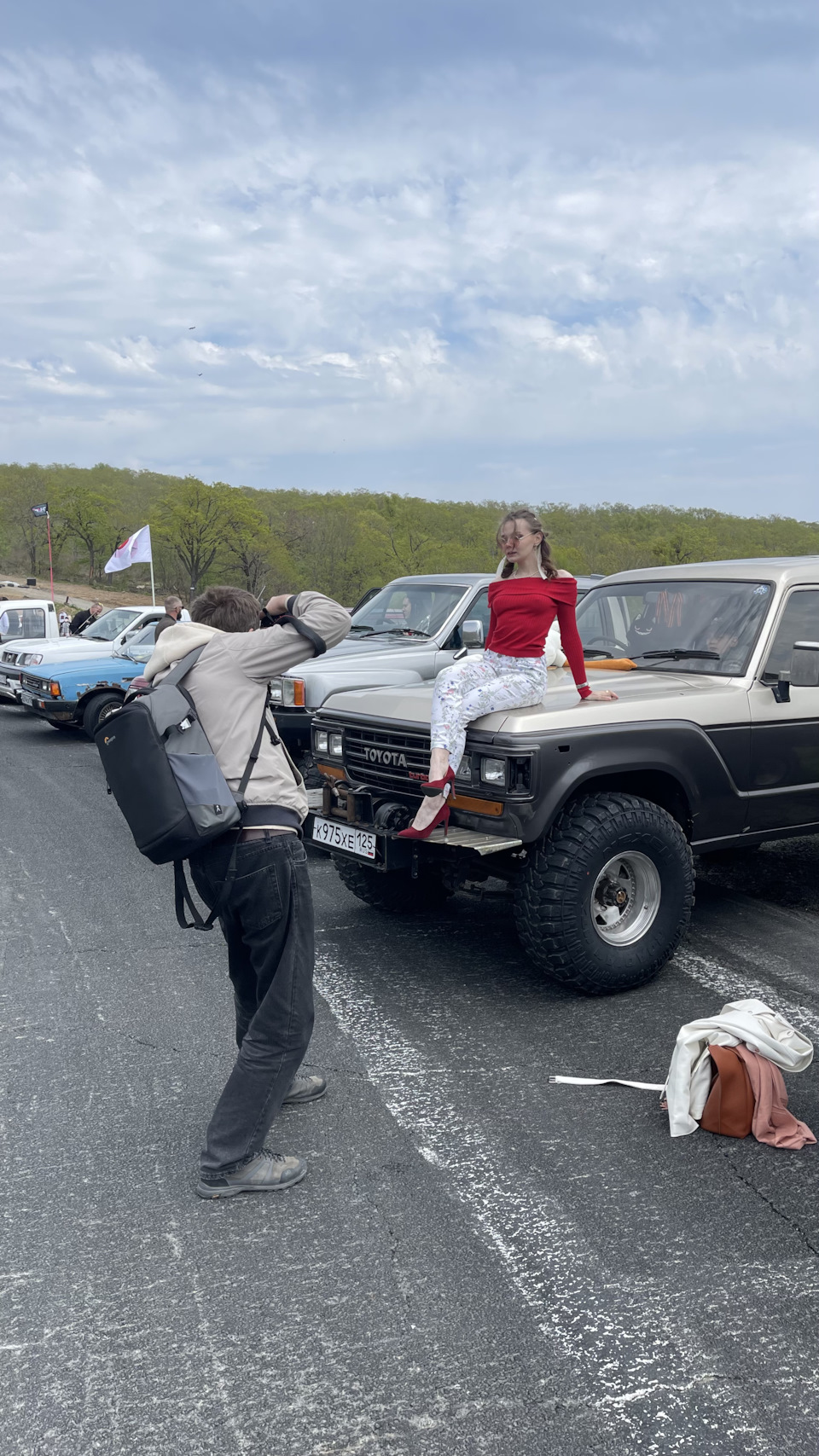 Выставка машин Владивосток 11.05.2024 — Toyota Land Cruiser 60, 4 л, 1989  года | фотография | DRIVE2