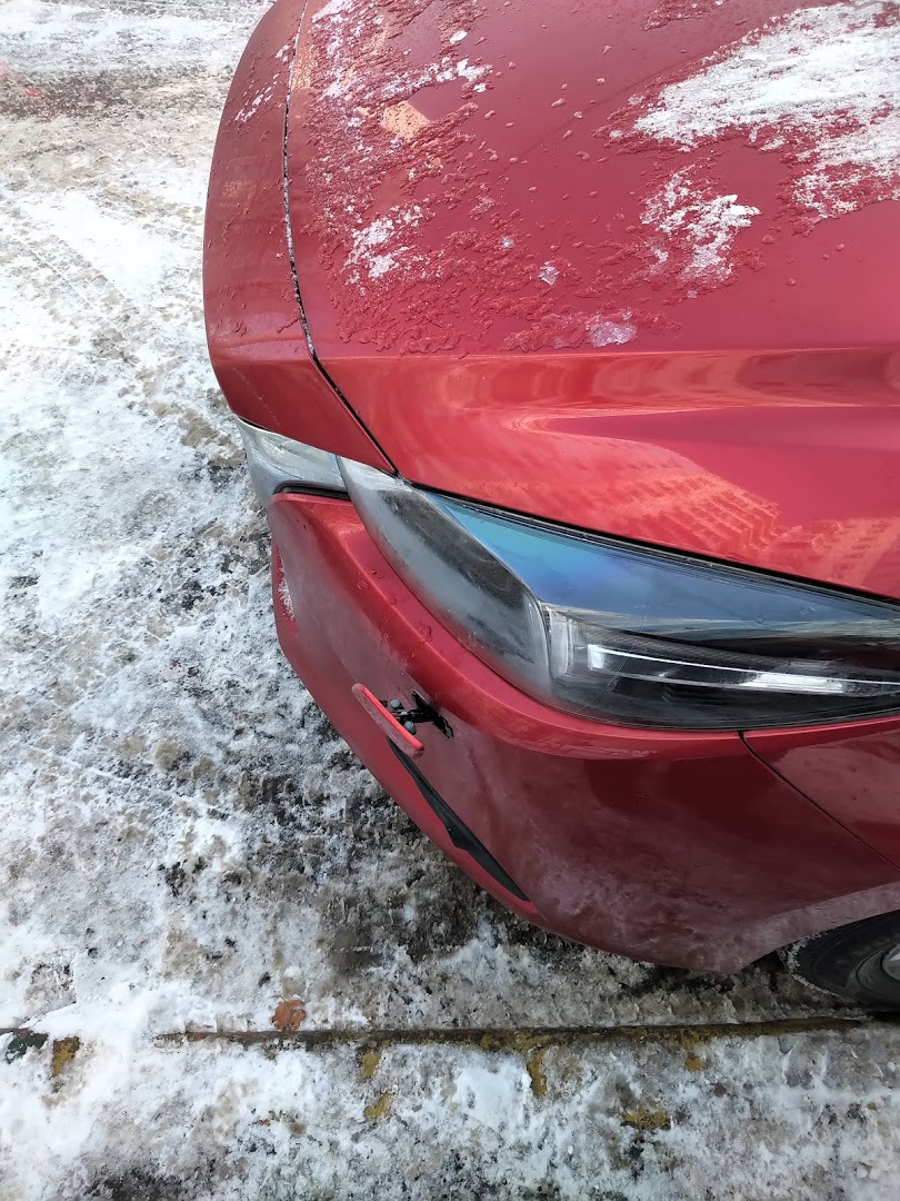 Пришлось  омывайку на дороге — Mazda 3 (3G) BM, 1,5 л, 2018 года .
