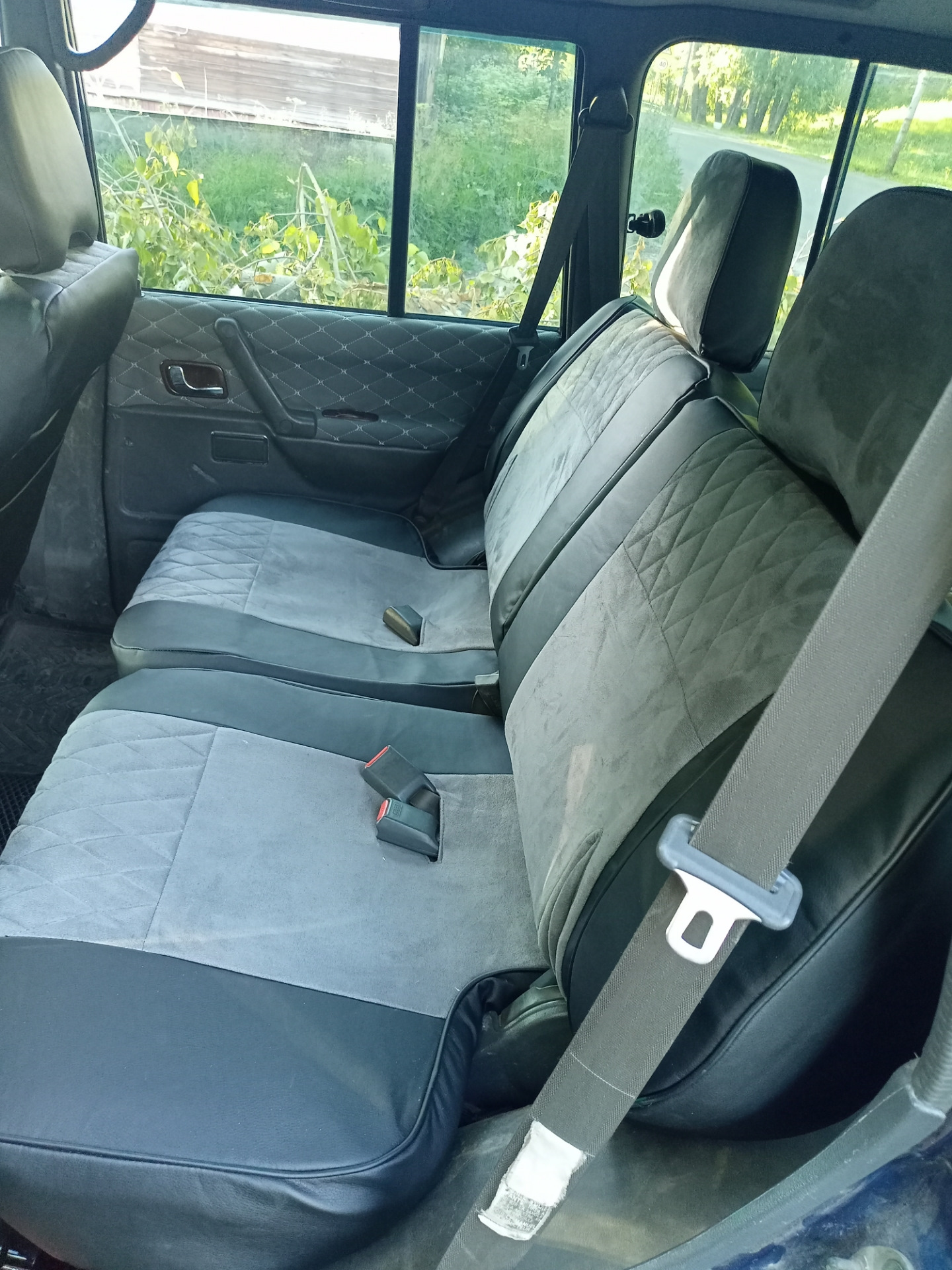 Чехлы на сидения Паджеро 2 — Mitsubishi Pajero (2G), 2,8 л, 1998 года ...