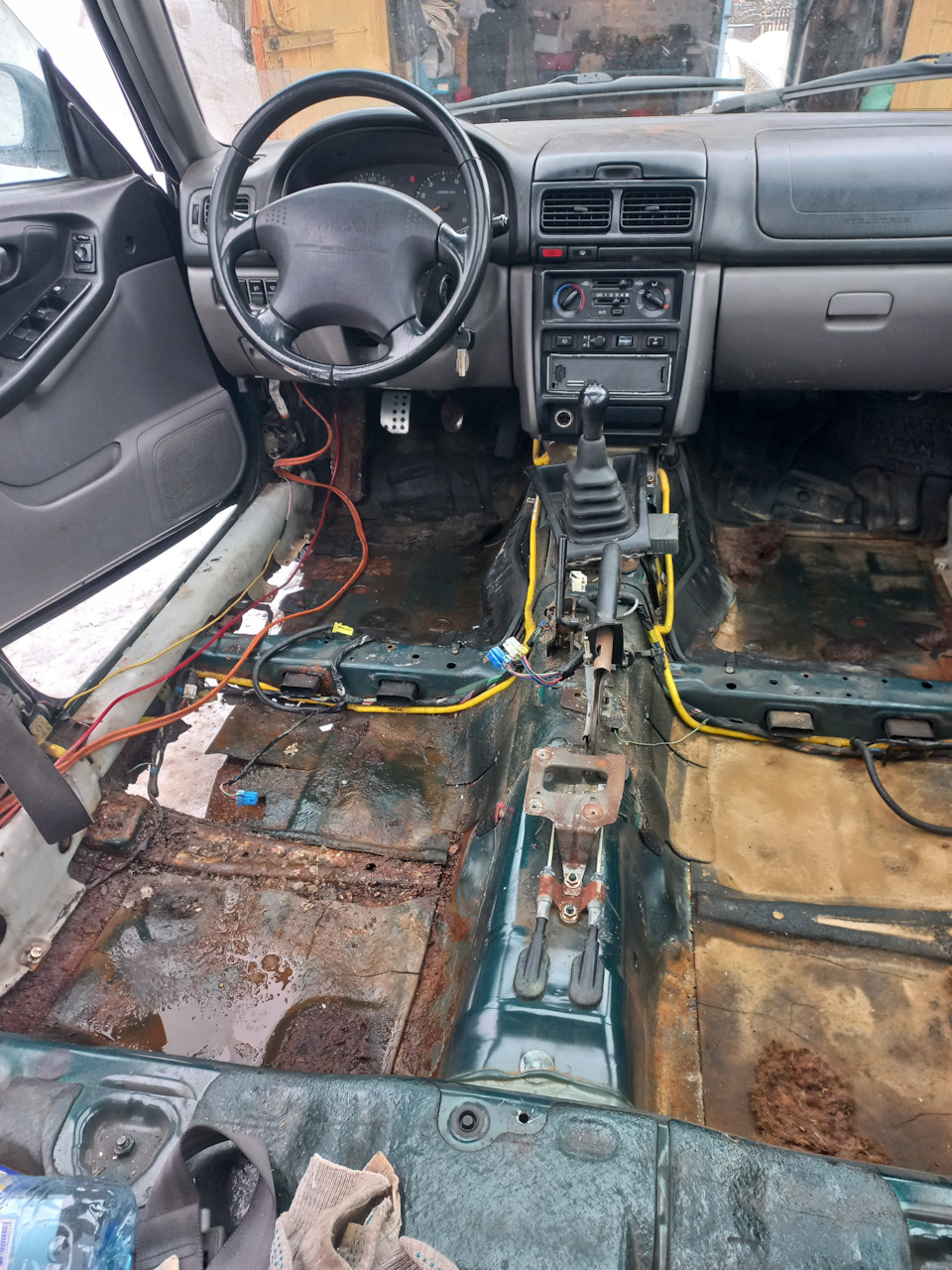 Большой ремонт железа — Subaru Forester (SF), 2 л, 1997 года | кузовной  ремонт | DRIVE2