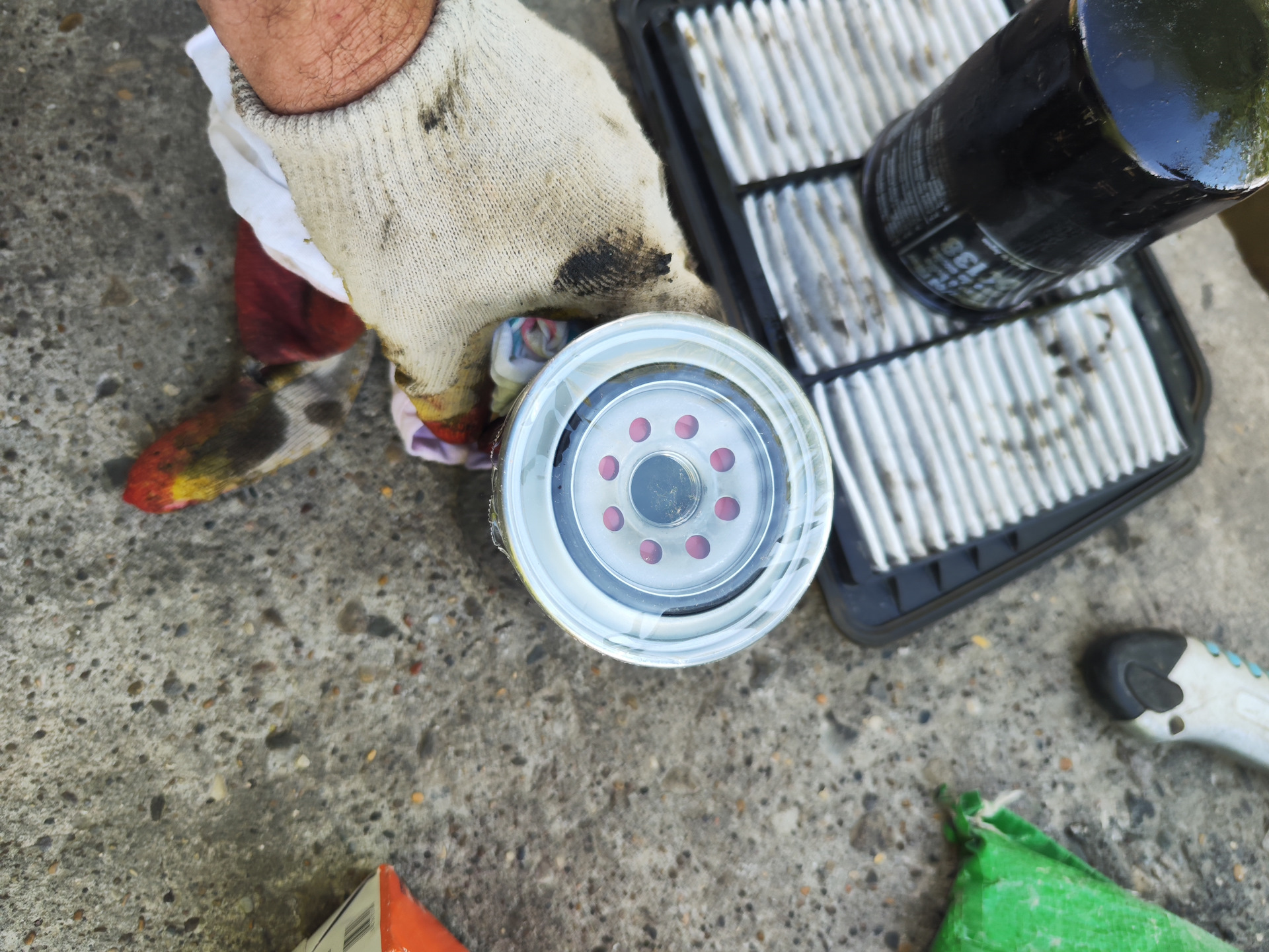 Замена масла ARAL 5w-40, фильтр большой MAHLE OC138 — Subaru Legacy (BL ...