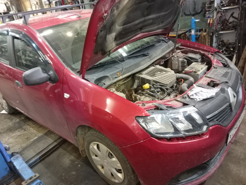 Масло МКПП, не включается ближний, замена шаровой — Renault Logan (2G ...