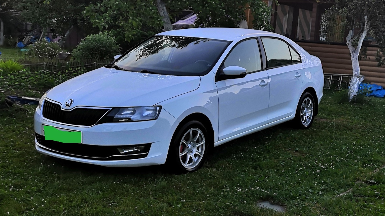 Skoda Rapid (1G) 1.6 бензиновый 2018 | White Rap на DRIVE2