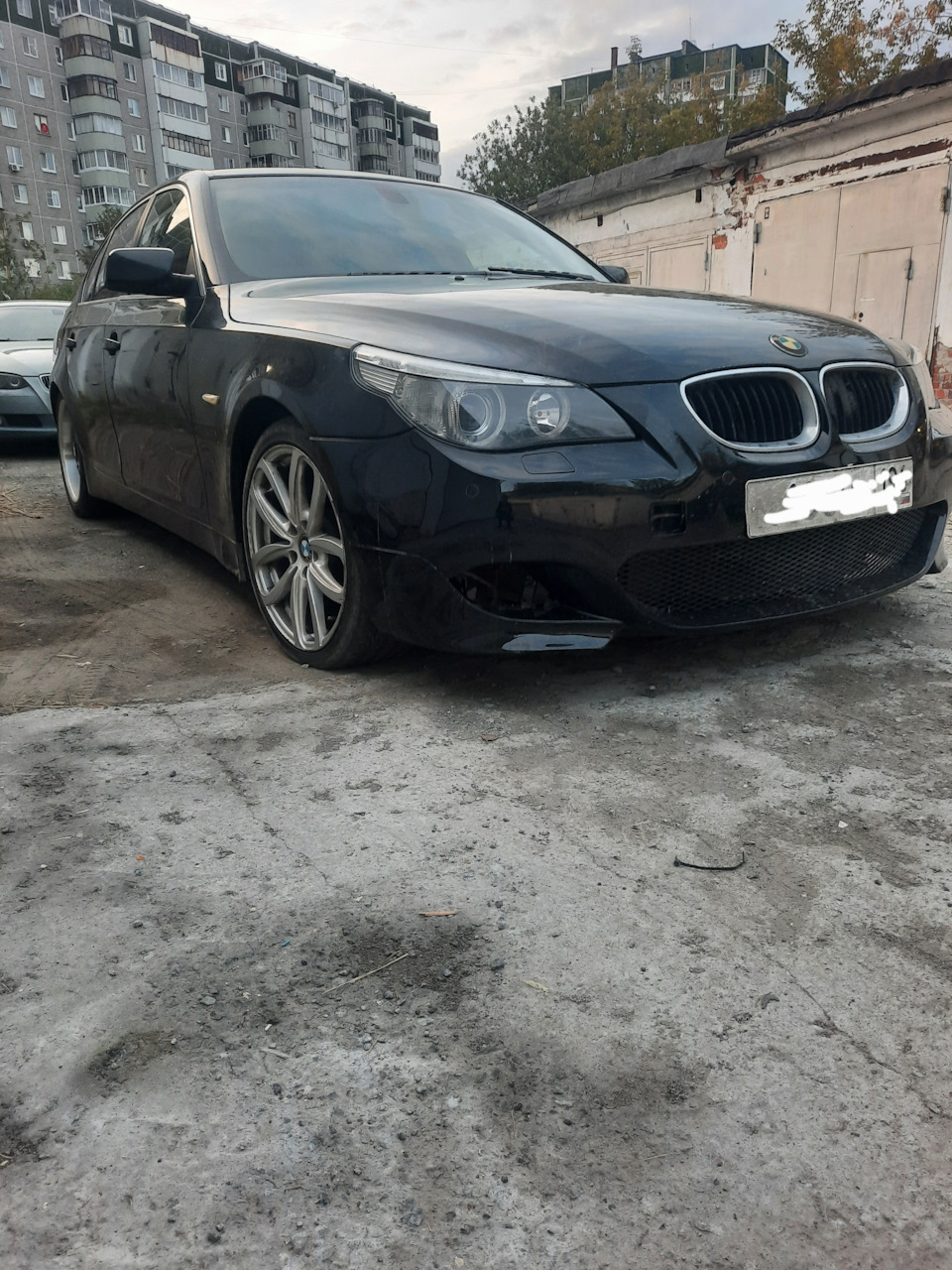 М-тех бампер и покраска авто — BMW 5 series (E60), 2,2 л, 2004 года |  кузовной ремонт | DRIVE2