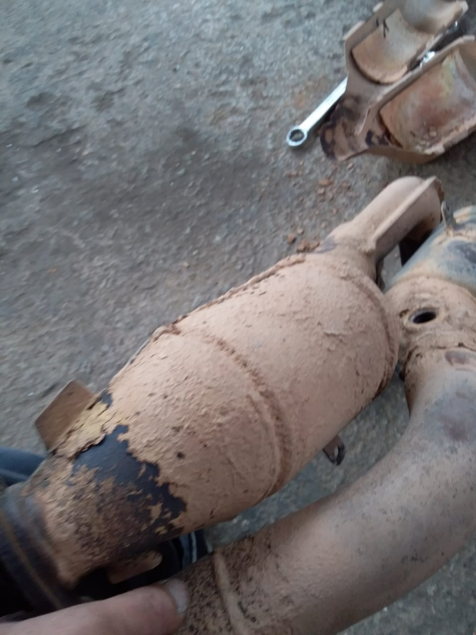 Чистка выпускного коллектора 2jz — Lexus GS (JZS160), 3 л, 2003 года ...