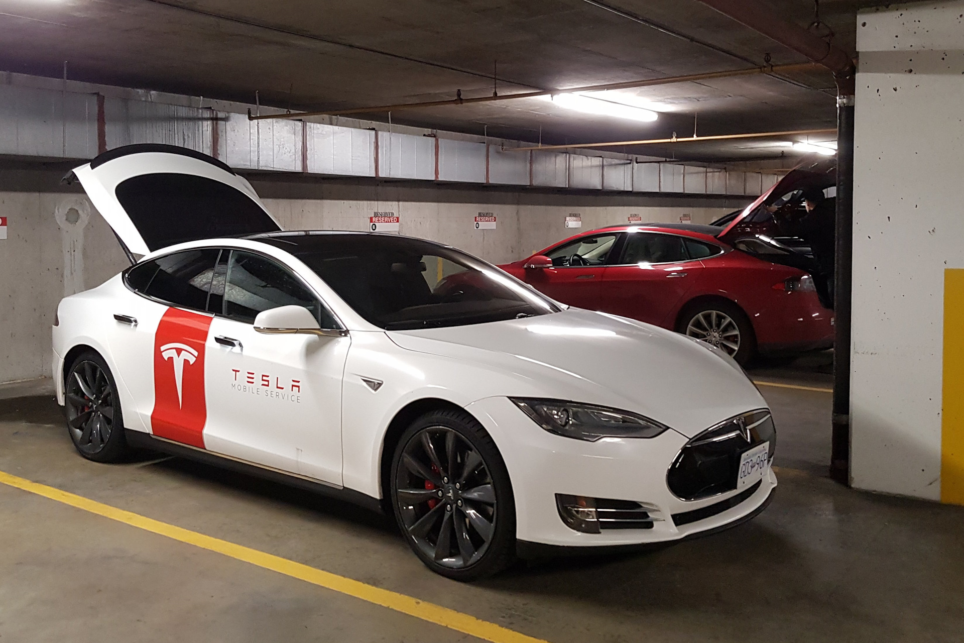 Tesla Mobile Service — Tesla Model S, 2015 года | поломка | DRIVE2