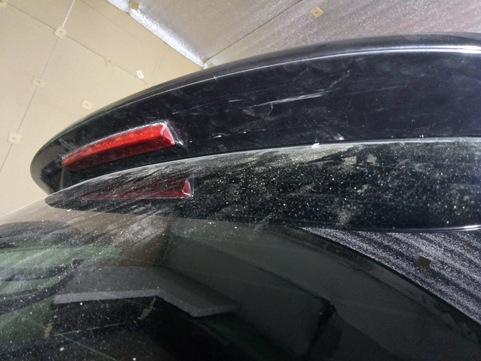 Снятие спойлера R LINE вариант — Volkswagen Passat B6, 2 л, 2006 года ...