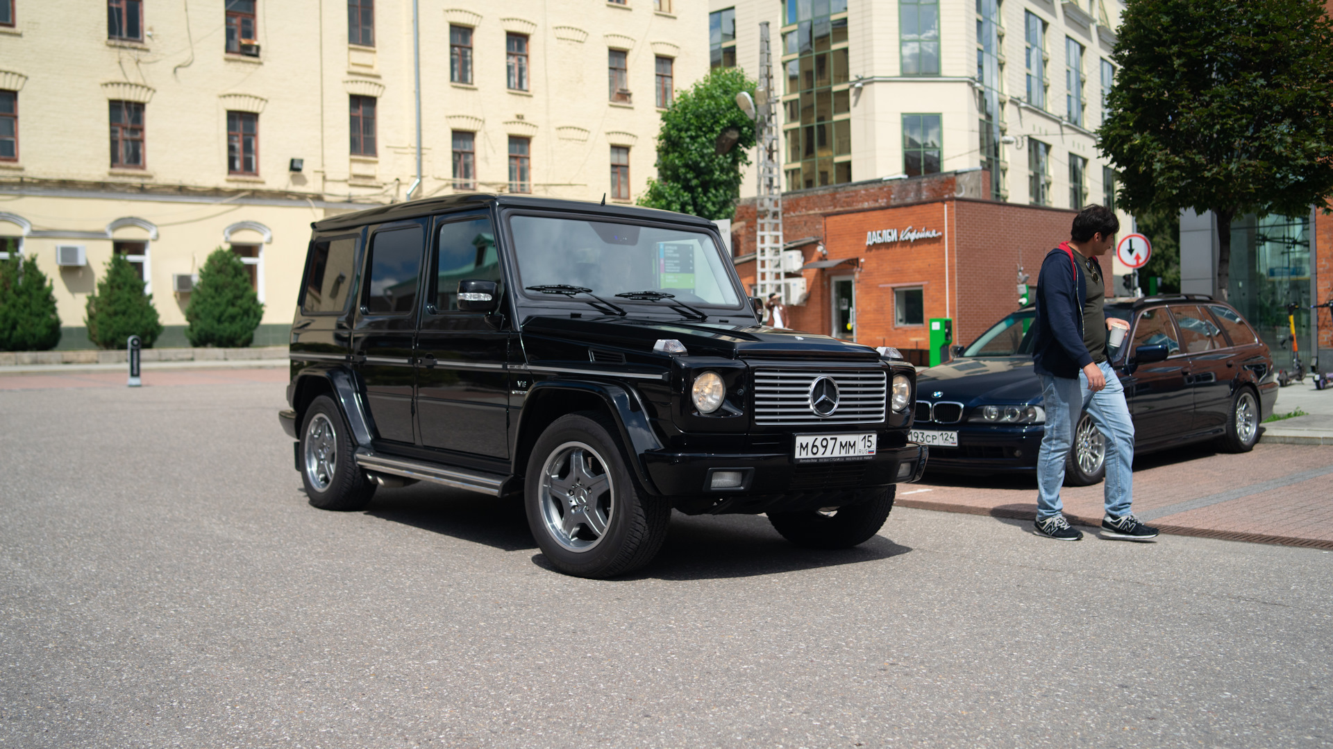 Mercedes-Benz G 55 AMG (W463) 5.4 бензиновый 2004 | Черный на DRIVE2