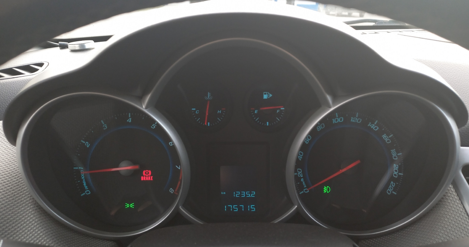 Расход топлива с боксом на крыше — Chevrolet Cruze (1G), 1,8 л, 2011 ...