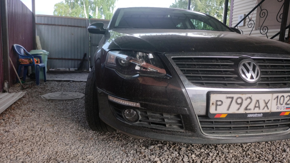 Новые поворотники в бампер (динамические) — Volkswagen Passat B6, 1,8 л ...