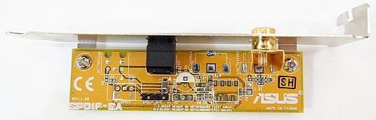 ASUS SPDIF-SA — Volkswagen Golf R Mk7