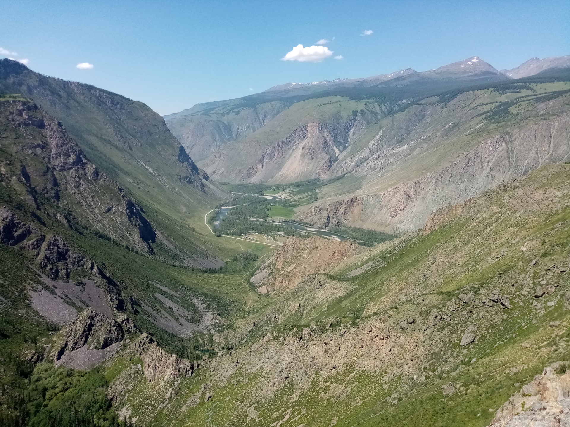 Чулышманская Долина смотровая площадка