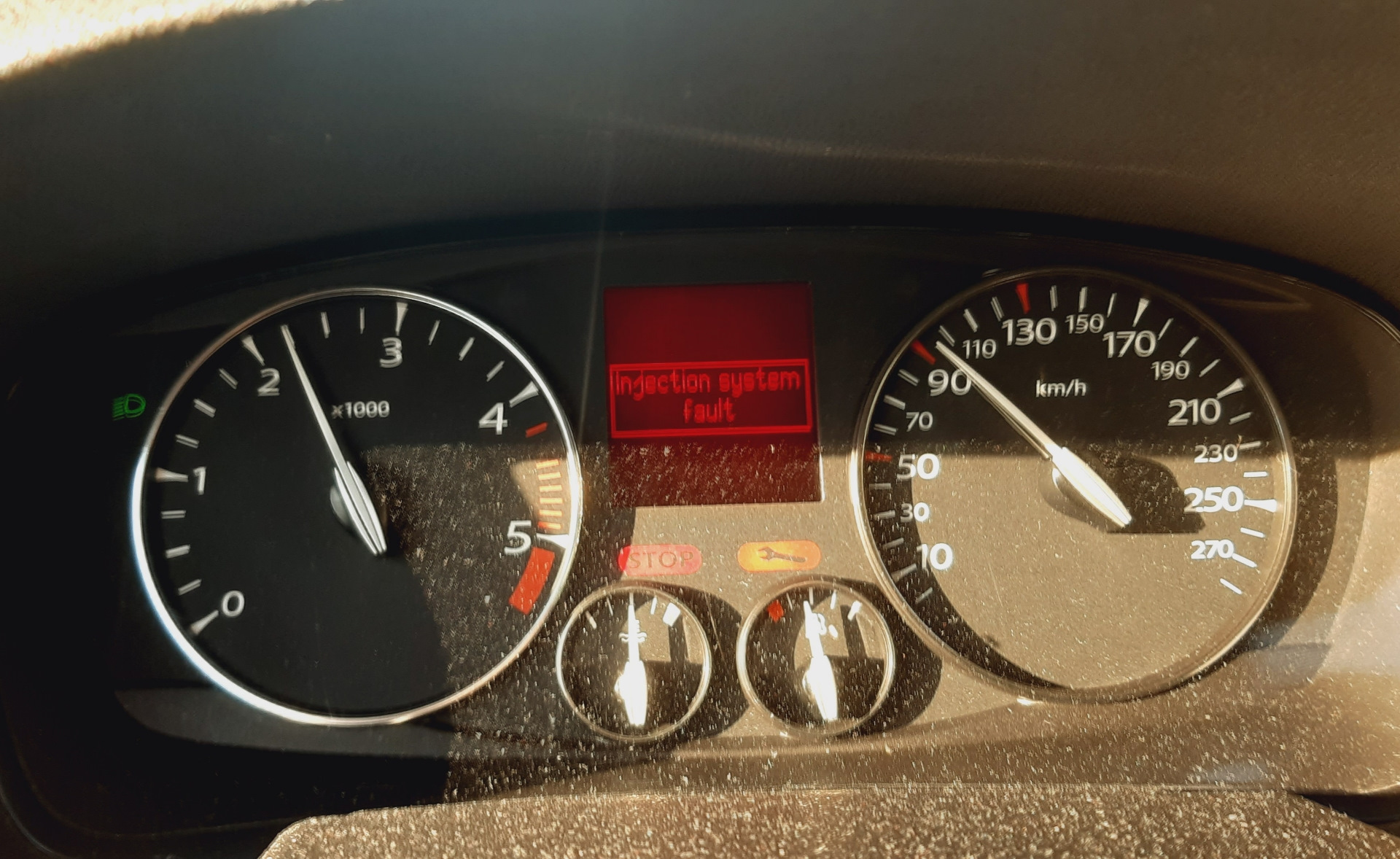 Injection fault. Injection fault