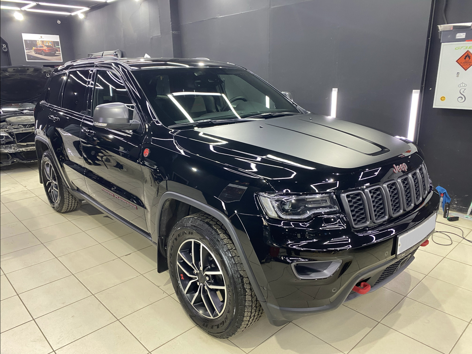 Оклейка полиуретаном — Jeep Grand Cherokee (WK2), 3,6 л, 2021 года ...