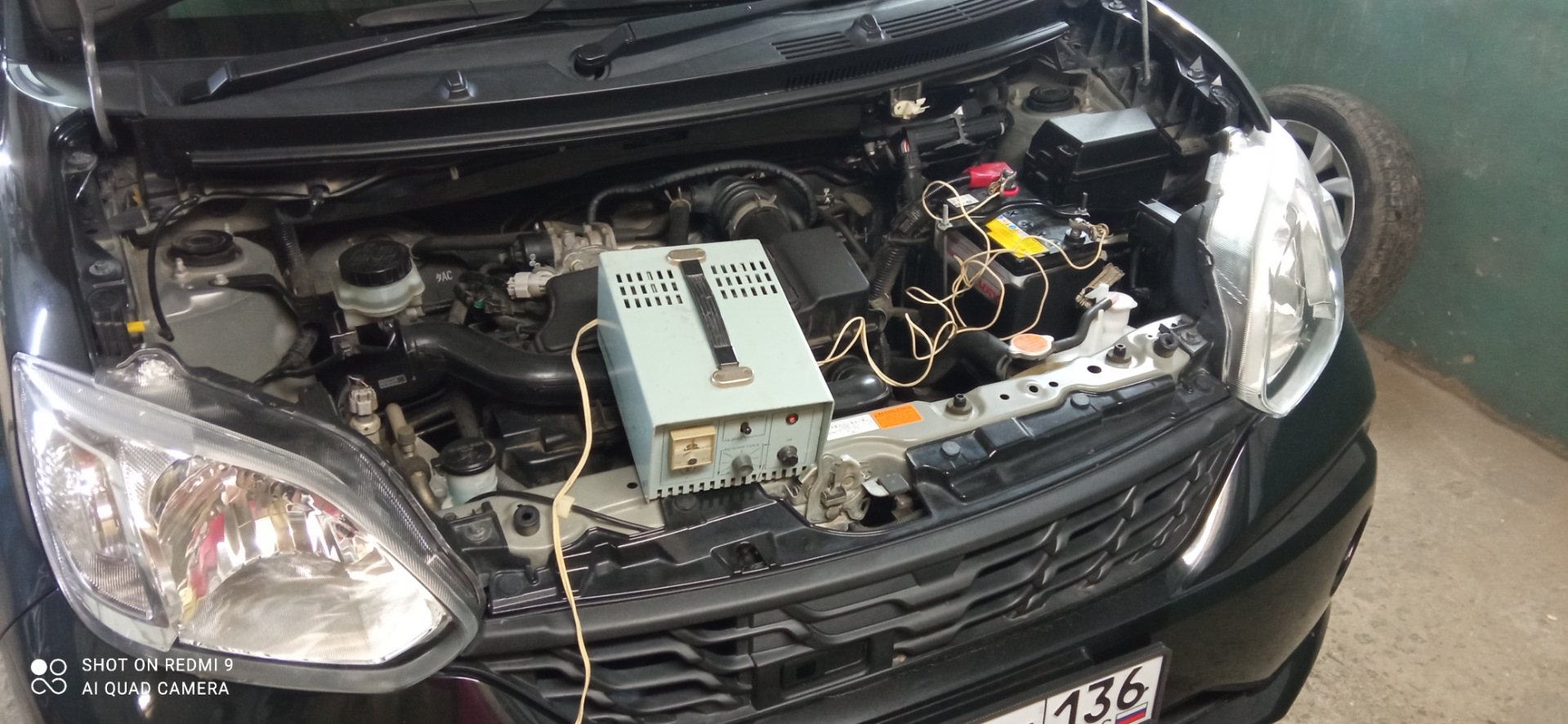 Подзарядка аккумулятора — Toyota Passo (3G), 1 л, 2017 года | другое ...