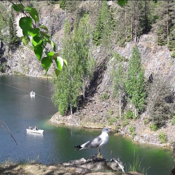 Мраморный карьер. — Audi A4 Avant (B7)