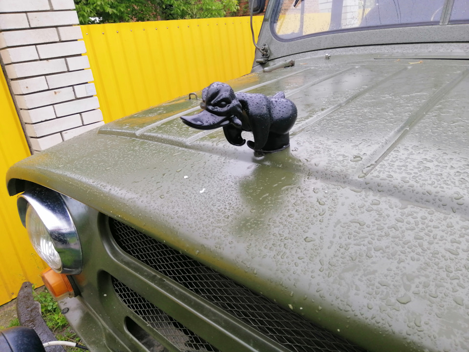 Утка на капоте — УАЗ 469, 2,4 л, 1989 года | аксессуары | DRIVE2