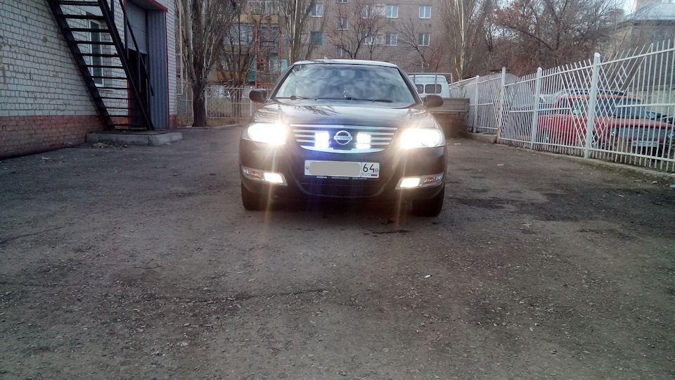 LED в туманки — Nissan Almera Classic (B10), 1,6 л, 2008 года | видео ...