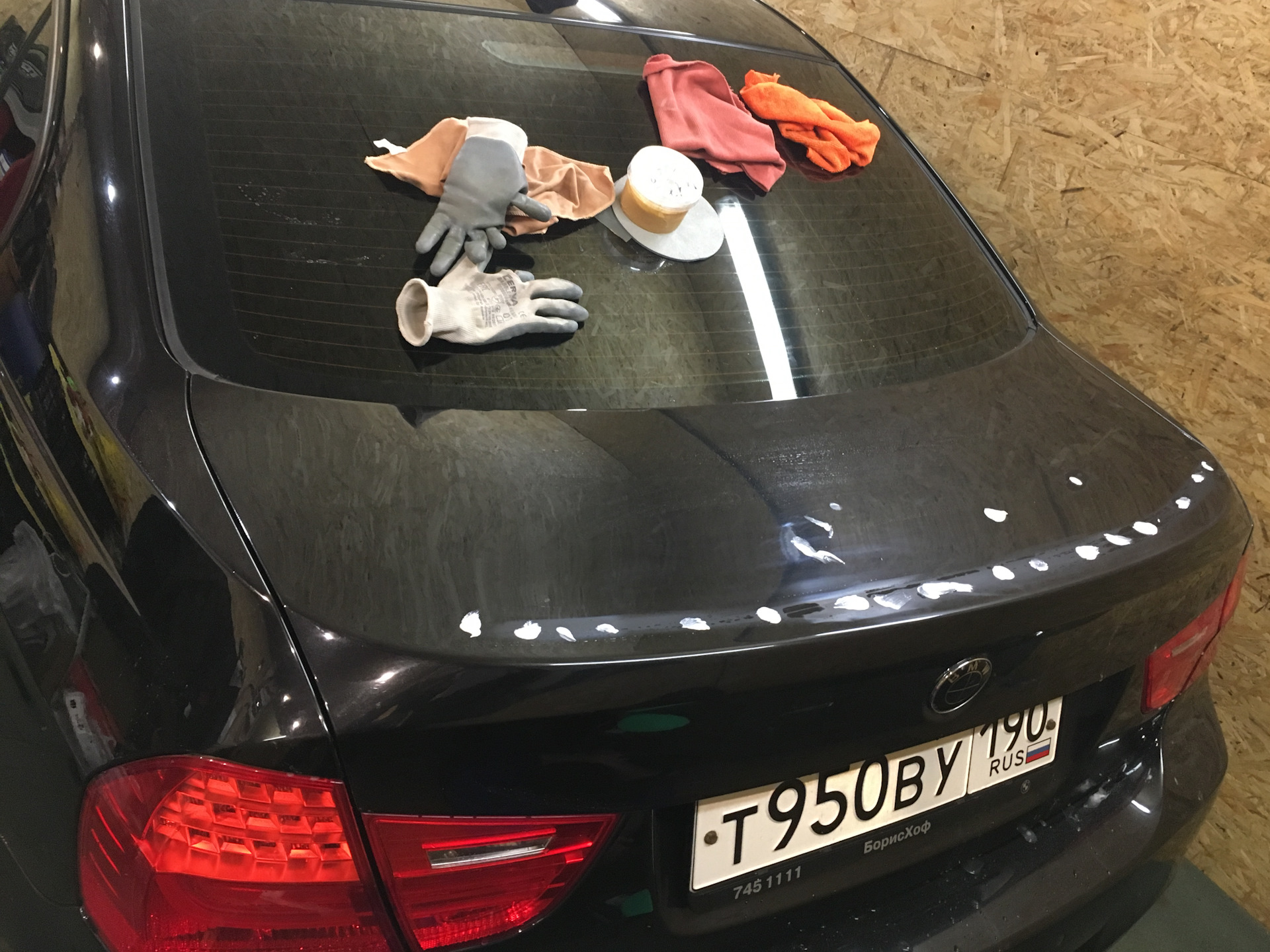 Поменял спойлер — BMW 3 series (E90), 2,5 л, 2007 года | тюнинг | DRIVE2
