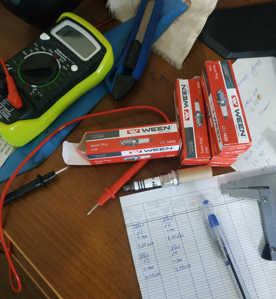 Свечи зажигания WEEN 122-1433 — Lada XRAY Cross, 1,6 л, 2021 года ...