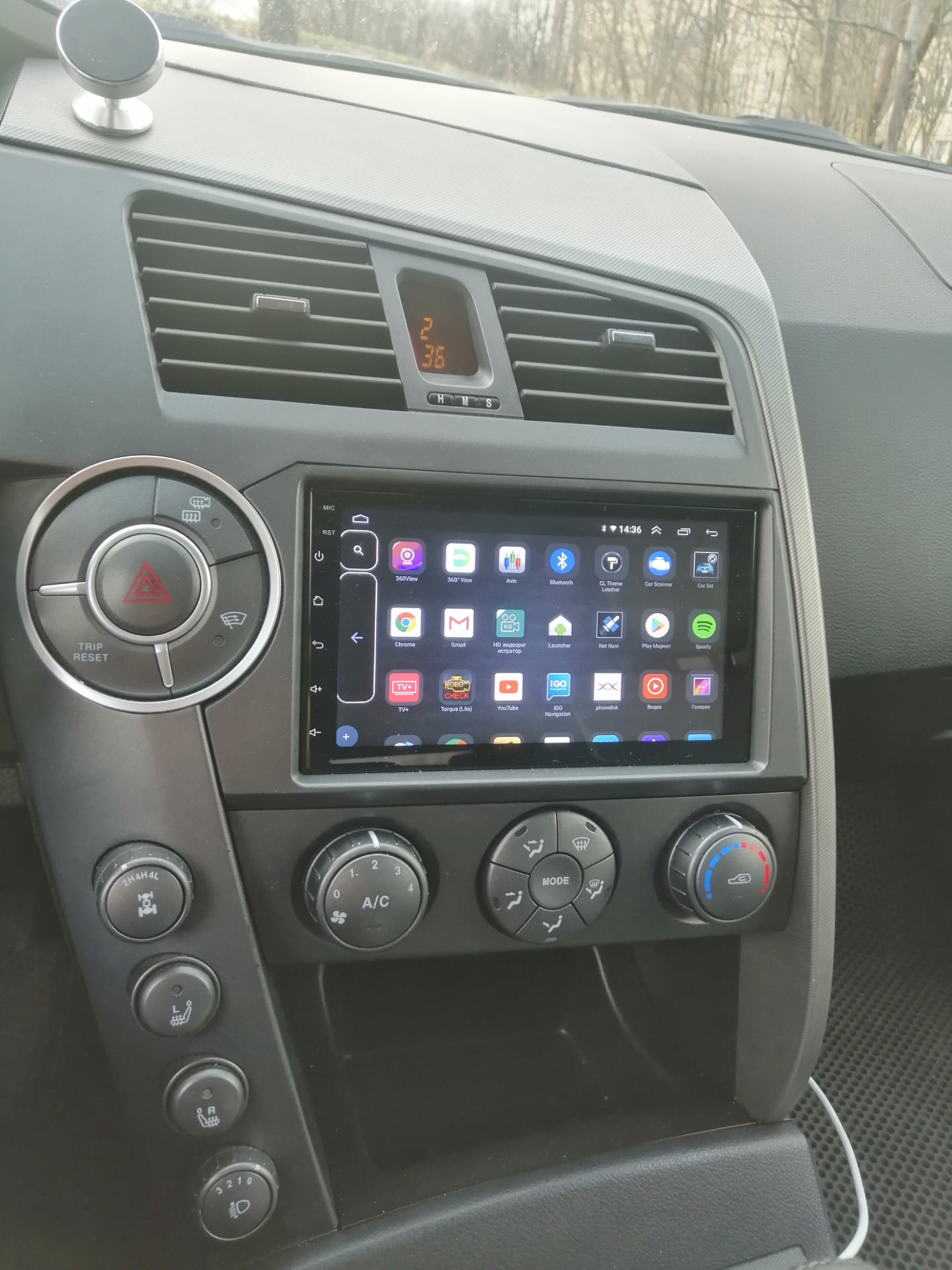 Android магнитола — SsangYong Kyron, 2,3 л, 2013 года | автозвук | DRIVE2