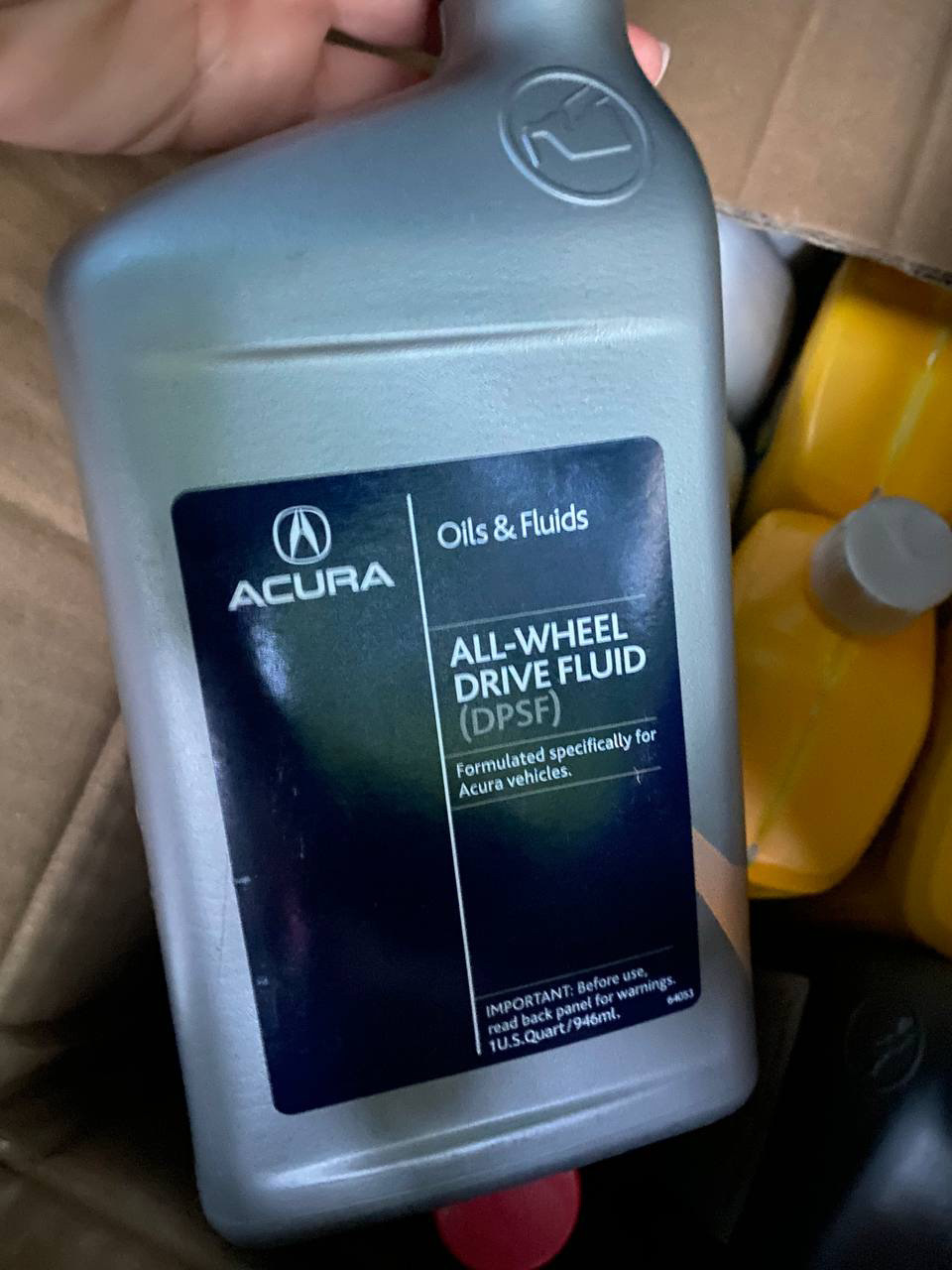 ТО — 138к (Масло ДВС, Раздатка, Дифференциал) — Acura MDX (3G), 3,5 л ...